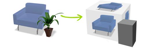 Mobiliário, decoração, eletrodomésticos e outros modelos 3D