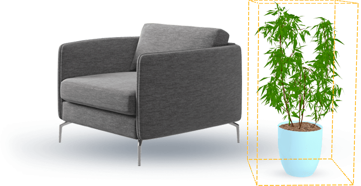 Конструктор меблів в кімнаті онлайн 3D