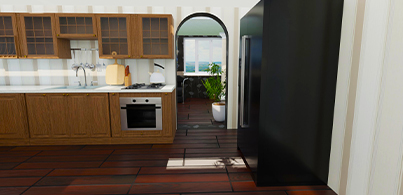 ser-designed private house interior, emphasizing personality and comfort