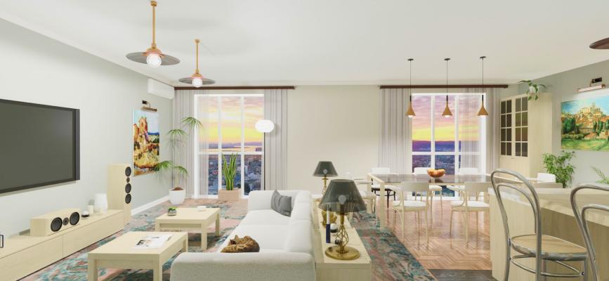 A Regra 60/40 no Design de Interiores: Domine a Arte da Harmonia Visual