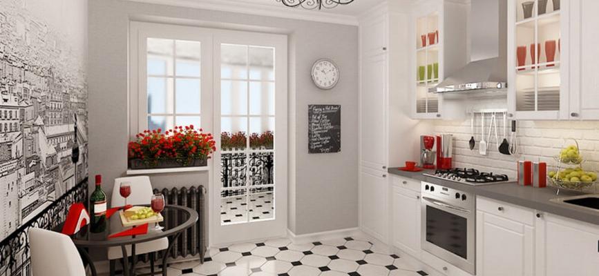 Cocina al estilo de un café parisino