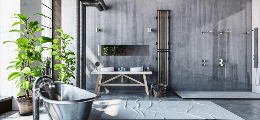 Designing an open concept bathroom
