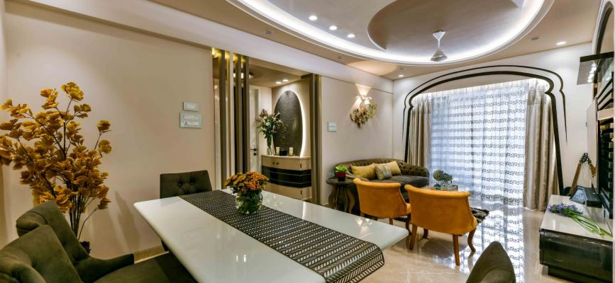 Unique apartment design in oriental style