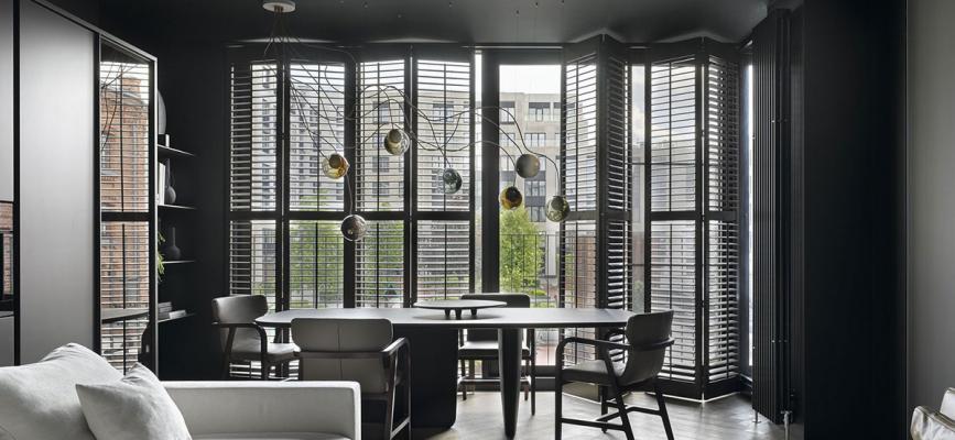 Поєднання штукатурки та індустріального стилю