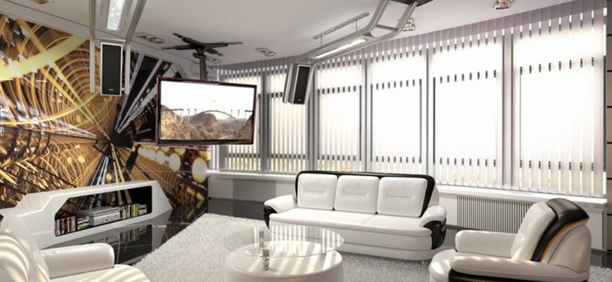 Стиль техно в интерьере: дизайн для интеллектуалов и любителей минимализма