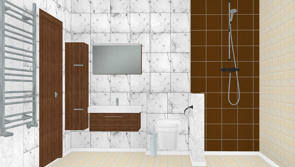 Virtual bathroom layouts planner for free - Roomtodo